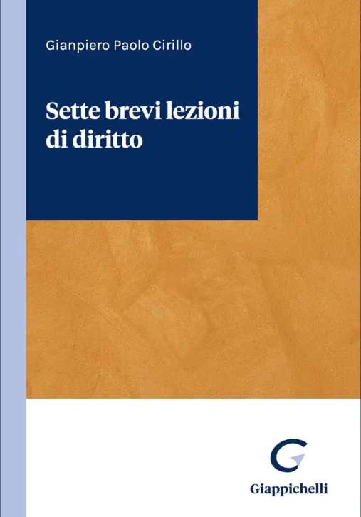 Immagine 0 di Sette Lezioni Brevi Di Diritto
