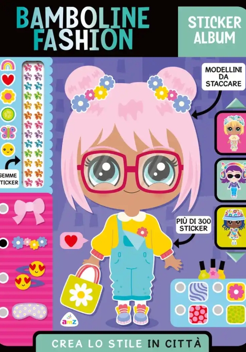 Immagine 0 di Bamboline Fashion. Sticker Album. Crea Lo Stile Coi Pet