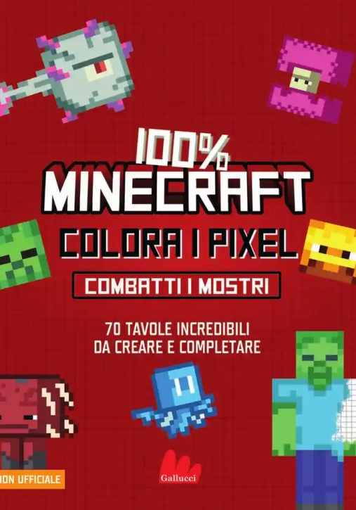 Immagine 0 di 100% Minecraft. Colora I Pixel - Combatti I Mostri