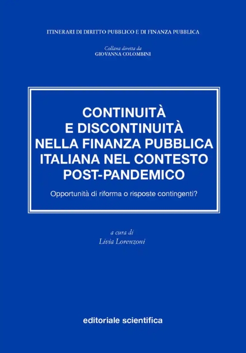 Immagine 0 di Continuita' Discontin.finanza Pubbl.ital