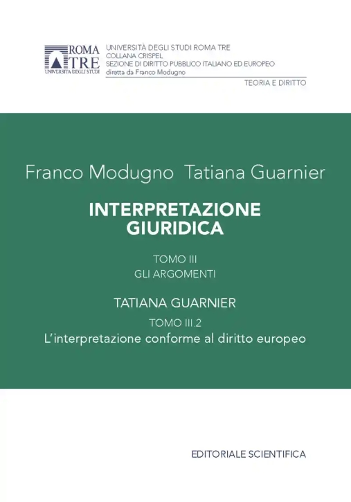 Immagine 0 di Interpretazione Giuridica Tomo