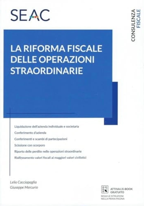 Immagine 0 di Riforma Fiscale Operazioni Straordin.