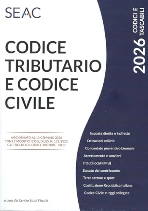 Immagine 0 di Codice Tributario E Cod.civile 2026