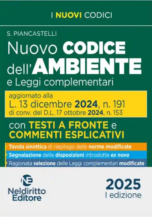 Immagine 0 di Nuovo Codice Ambiente Leggi Compl.2025