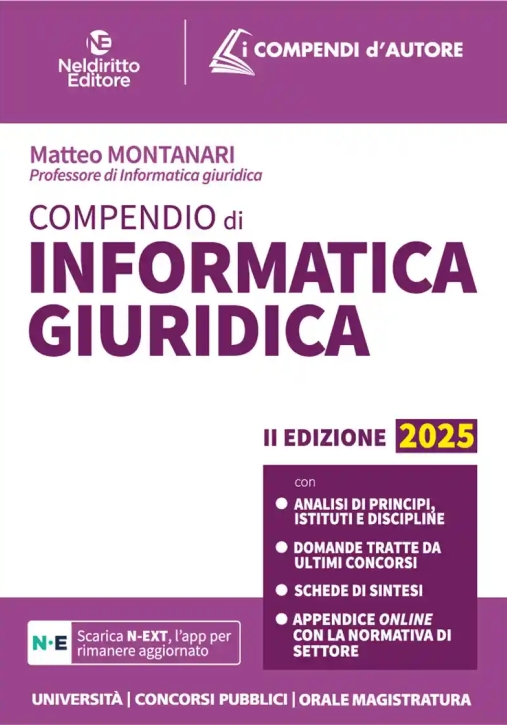 Immagine 0 di Compendio Informatica Giuridica 2025