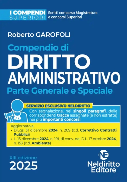 Immagine 0 di Compendio Dir.amministrativo 2025 Super.