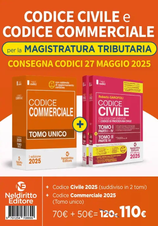 Immagine 0 di Kit 2v - Codici Magistratura 2025 - Civile + Commerciale
