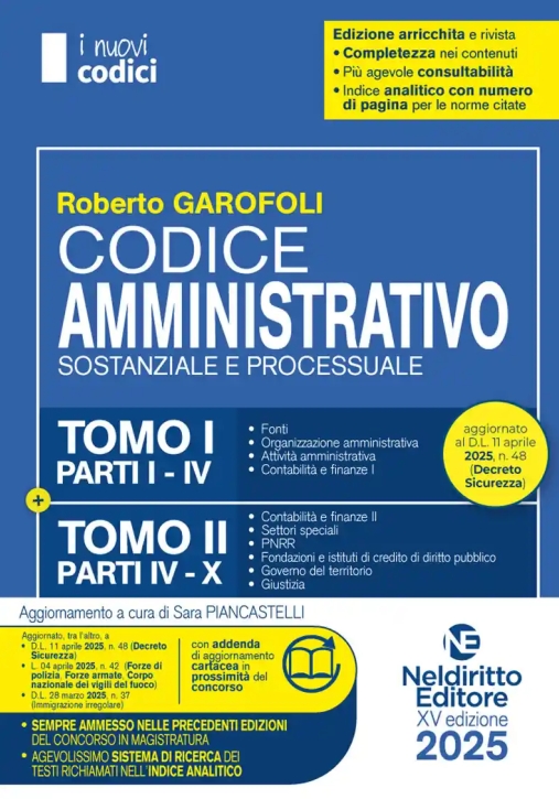 Immagine 0 di Codice Amministrativo 2025 2tomi Magist.