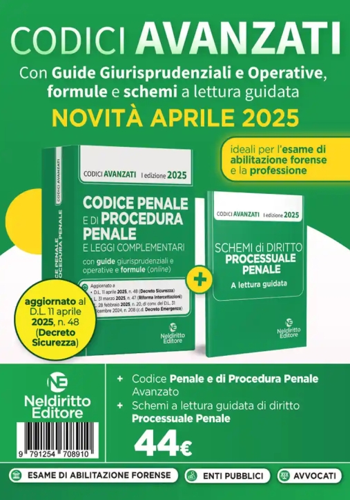 Immagine 0 di Codice Penale Proc.pen. Avanzato 2025