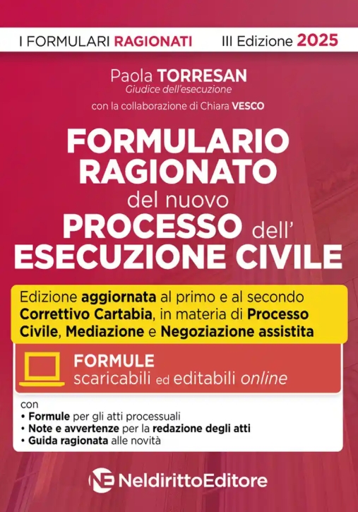 Immagine 0 di Formulario Ragionato Esecuzione Civile