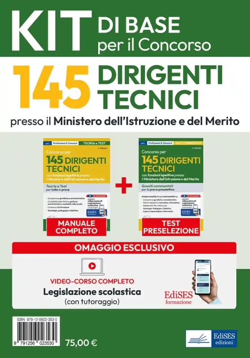 Immagine 0 di 145 Dirigenti Tecnici - Kit 2v Di Preparazione