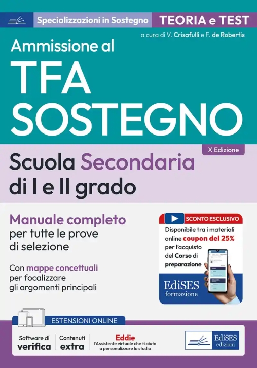 Immagine 0 di Tfa Sostegno Scuola Secondaria I E Ii Grado - Manuale