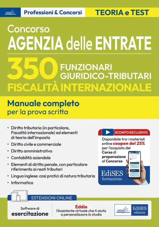 Immagine 0 di 350 Funzionari Agenzia Entrate - Manuale