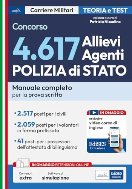 Immagine 0 di 4617 Allievi Agenti Ps - Manuale Prova Scritta