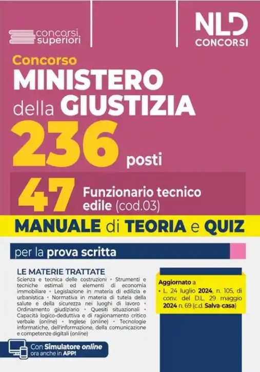 Immagine 0 di 47 Funzionari Tecn.edili Min.giustizia