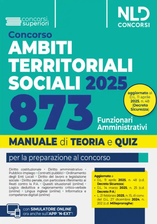 Immagine 0 di 873 Funzionari Ambiti Territoriali 2025