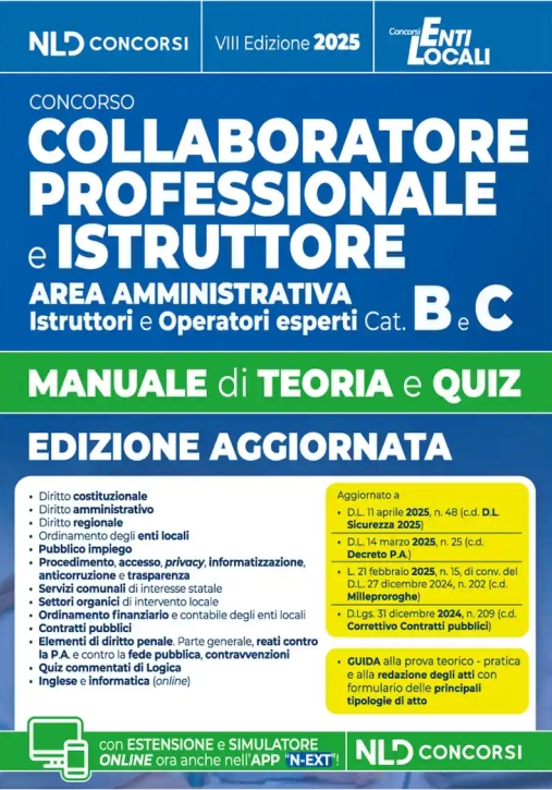 Immagine 0 di Collaboratore Prof.istruttore Area Amm