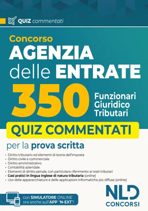 Immagine 0 di 350 Funzionari Giur.trib.ag.entrate Quiz
