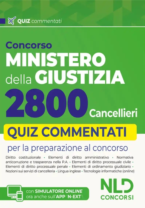 Immagine 0 di 2800 Cancellieri Min.giustizia Quiz