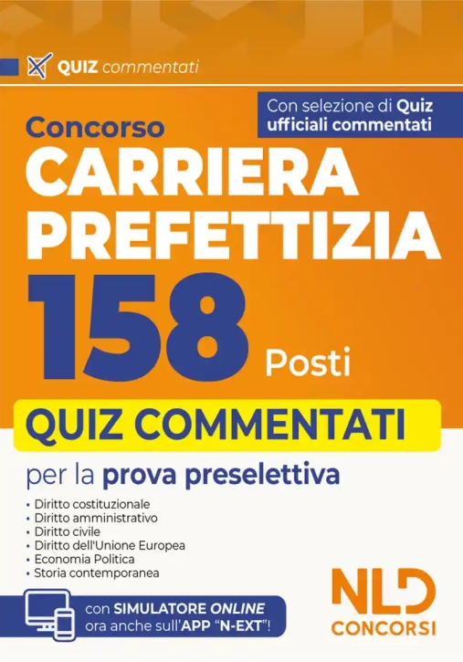 Immagine 0 di 158 Carriera Prefettizia 2025 Quiz