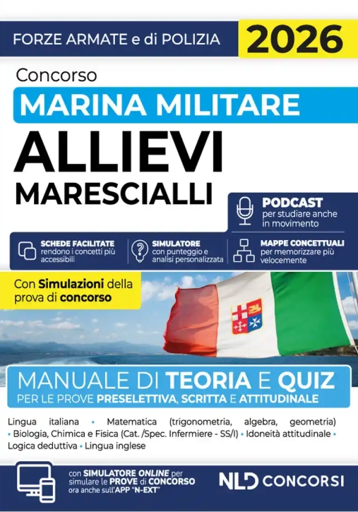 Immagine 0 di Allievi Marescialli - Marina Militare - Teoria + Quiz