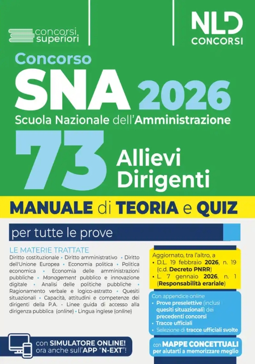 Immagine 0 di 73 Allievi Dirigenti Sna 2026 Manuale
