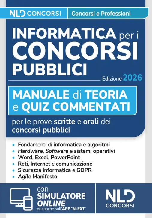 Immagine 0 di Informatica Per Concorsi Pubblici 2026