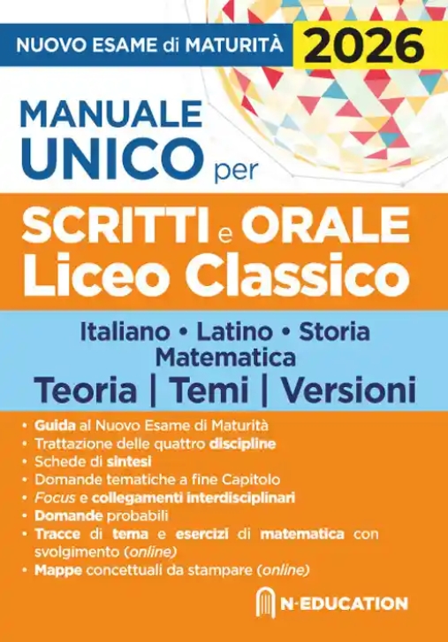 Immagine 0 di Manuale Unico Scritti Orali Classico