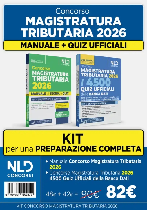 Immagine 0 di Kit 2v - Magistratura Tributaria 2026