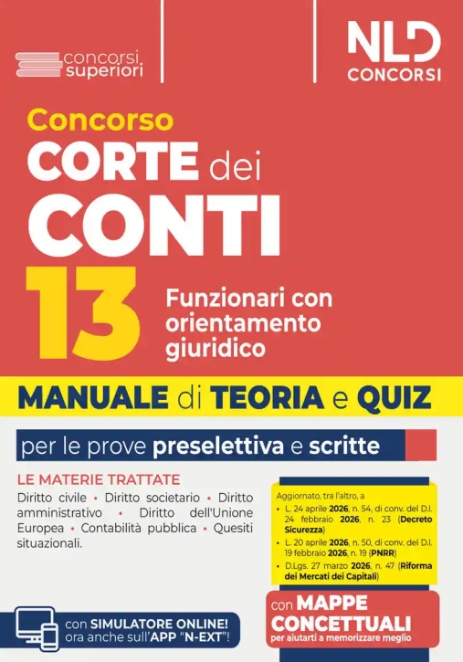 Immagine 0 di 13 Funzionari Or.giuridico Corte Conti
