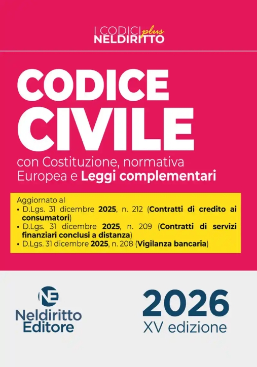 Immagine 0 di Codice Civile Plus 2026 15ed.