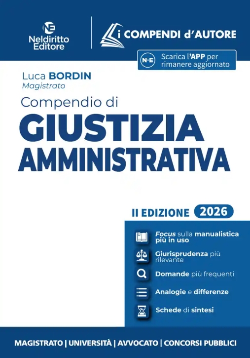 Immagine 0 di Compendio Giustizia Amministrativa 2026