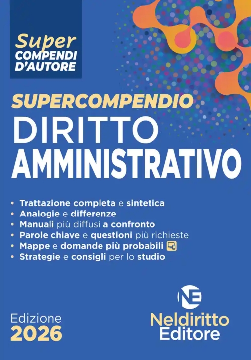 Immagine 0 di Supercompendio Diritto Amm.vo 2026