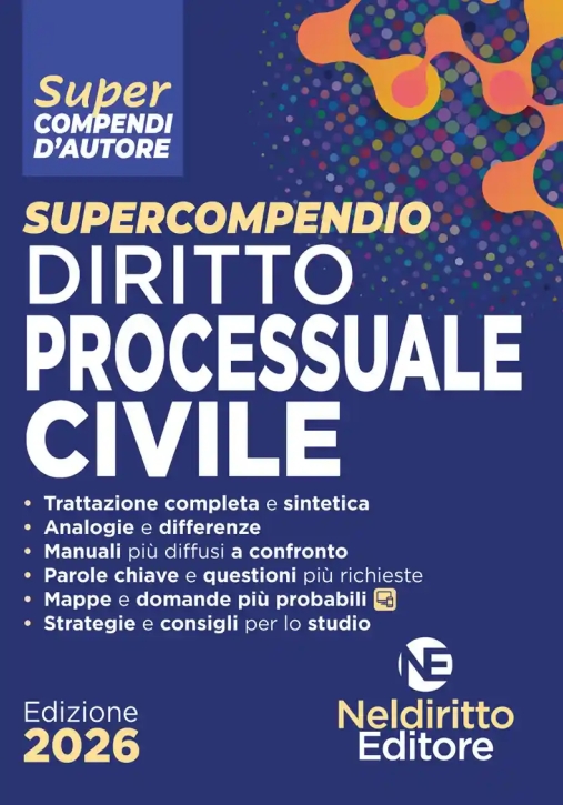 Immagine 0 di Supercompendio Dir.proces.civile 2026