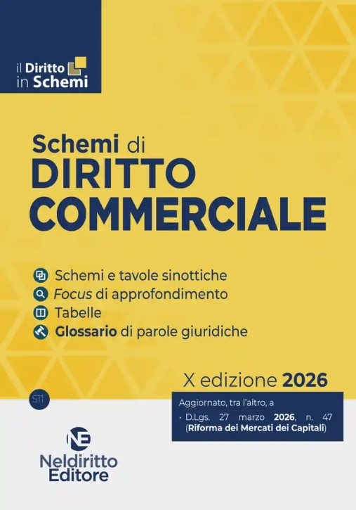 Immagine 0 di Schemi - Diritto Commerciale 10ed