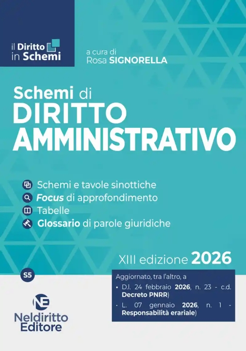 Immagine 0 di Schemi - Diritto Amministrativo 13ed