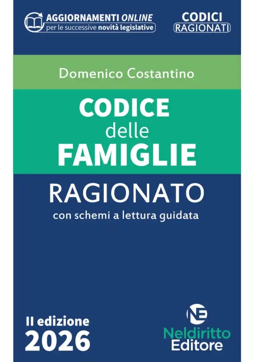 Immagine 0 di Codice Delle Famiglie Ragionato 2026 2ed