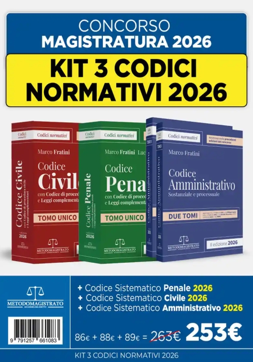 Immagine 0 di Kit Codici Normativi 2026 3vol.