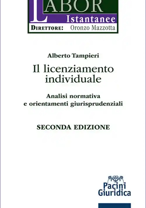 Immagine 0 di Licenziamento Individuale 2ed