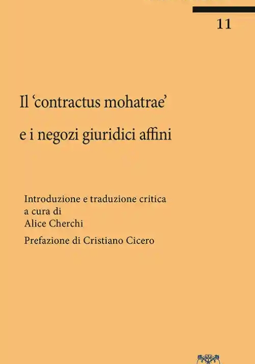 Immagine 0 di Contractus Mohatrae Negozi Giuridici Aff