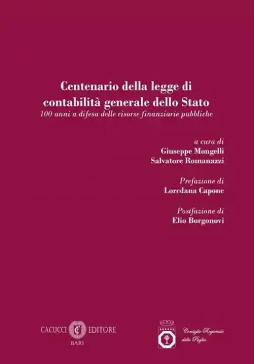 Immagine 0 di Centenario Legge Contabilita' Gen.stato