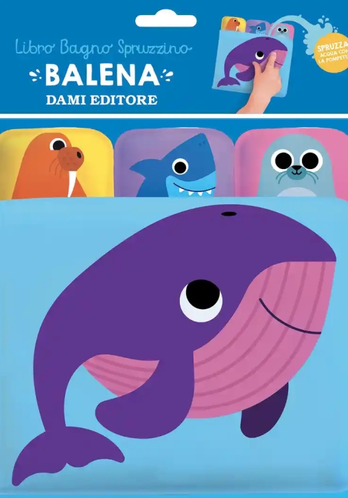 Immagine 0 di Balena Libro Bagno Spruzzino