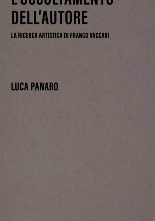 Immagine 0 di Occultamento Dell'autore