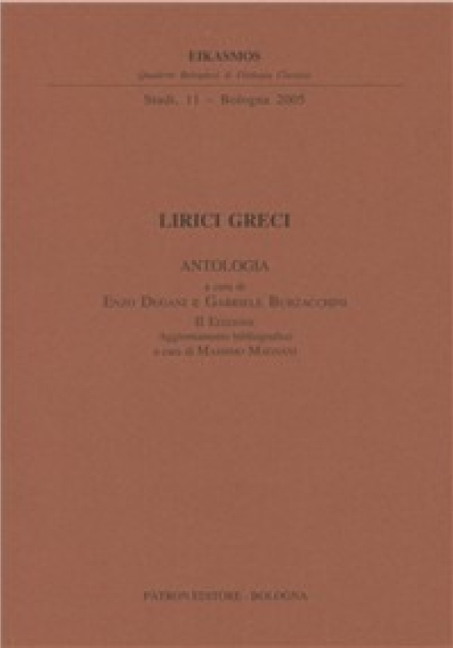 Immagine 0 di Lirici Greci