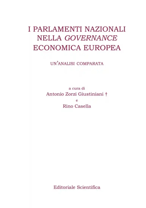 Immagine 0 di Parlamenti Nazionali Governanc