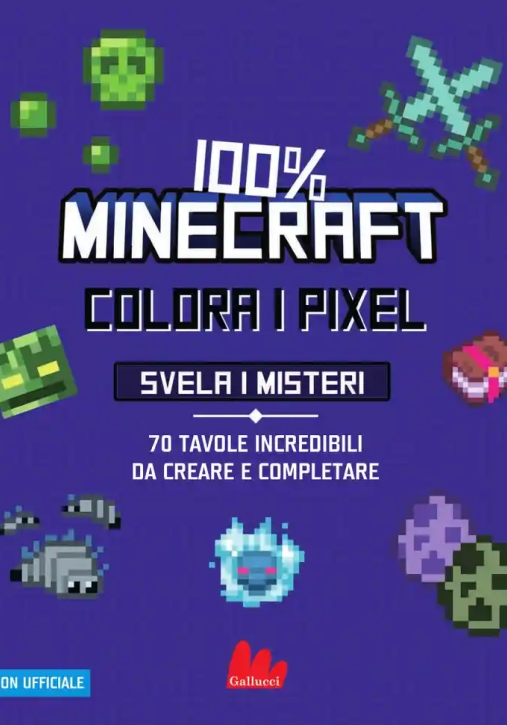 Immagine 0 di 100% Minecraft. Colora I Pixel - Svela I Misteri