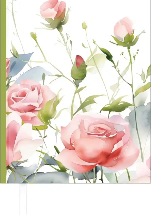 Agenda Giornaliera 12 Mesi 2026 Style Roses Cm 15x21