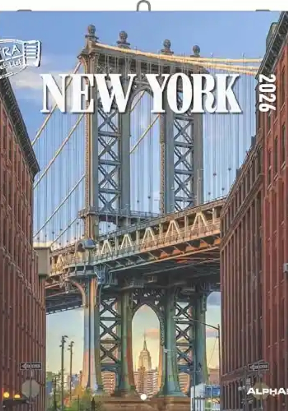 Calendario 2026 New York Cm 30x30