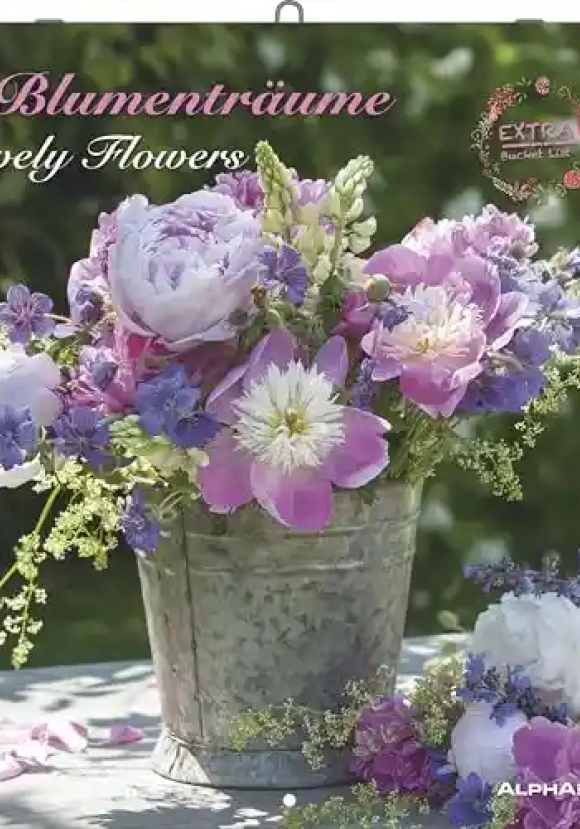 Calendario 2026 Lovely Flowers Cm 30x30