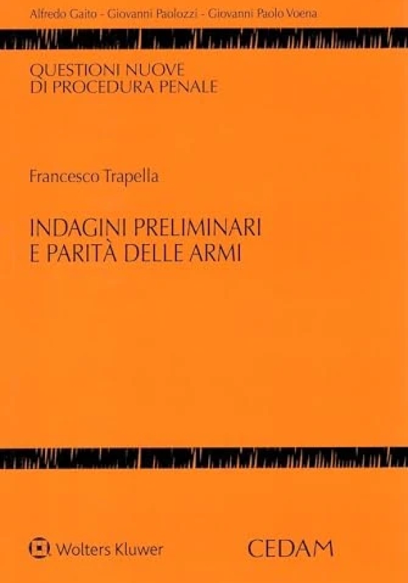 Indagini Preliminari Parita' Armi